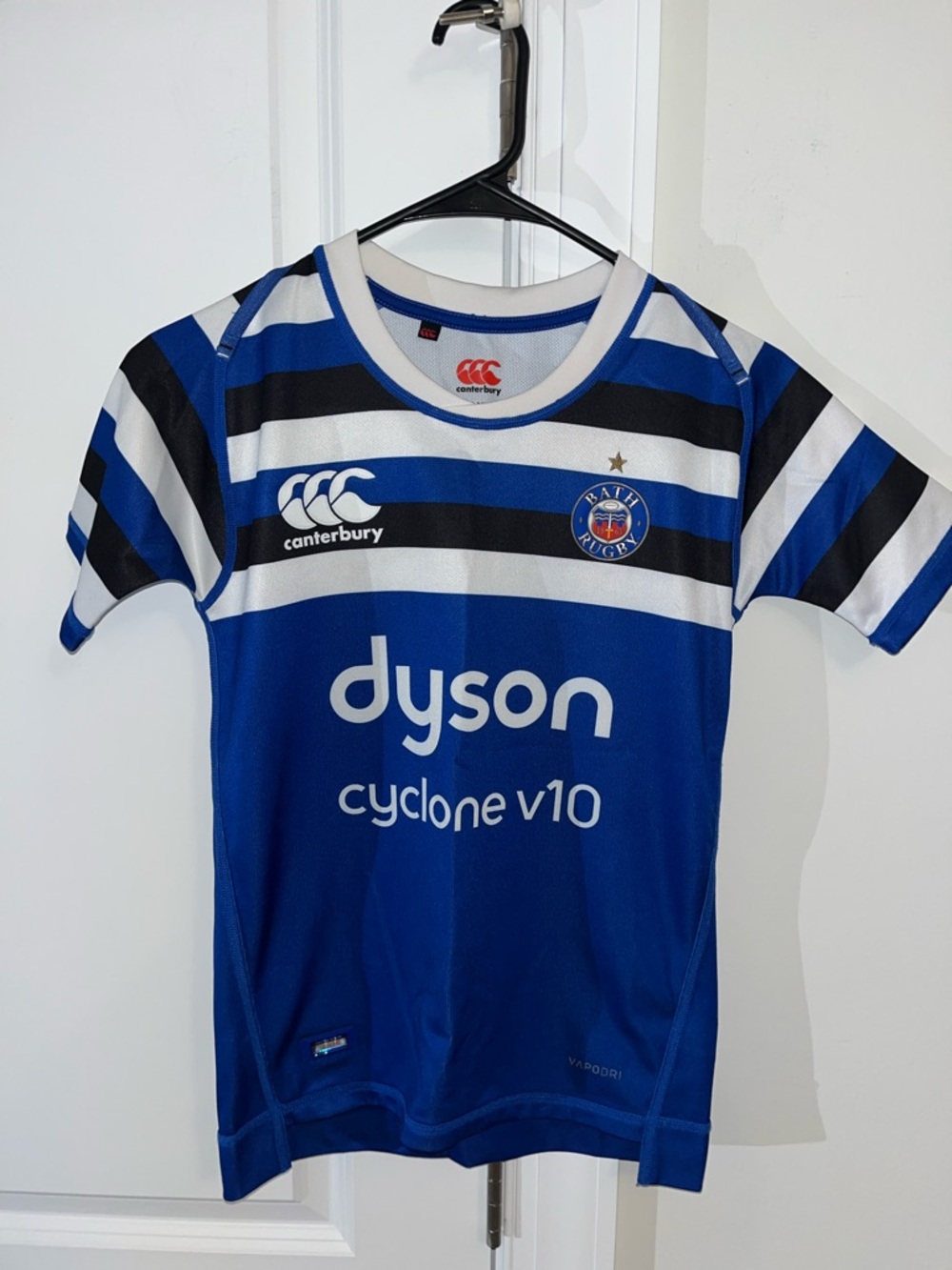 New Canterbury Bath Rugby Union RFU Authentic Jersey  Kids youth 10 year old